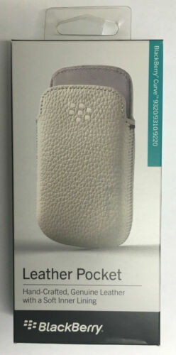 Cover e custodie bianchi in pelle per cellulari e smartphone BlackBerry