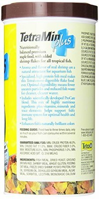 TetraMin Plus Tropical Flakes, Cleaner&Clearer Water Formula Exp 01/2021 7.06oz