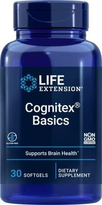 Life Extension Cognitex Basics, 30 Softgels - Multi-Nutrient Formula for Brain