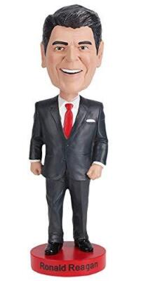 Royal Bobbles Ronald Reagan Bobblehead, Premium Polyresin Lifelike Figure,