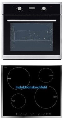 Herd-Set besteh. aus: Backofen und Induktionskochfeld Ceran autark EEK A