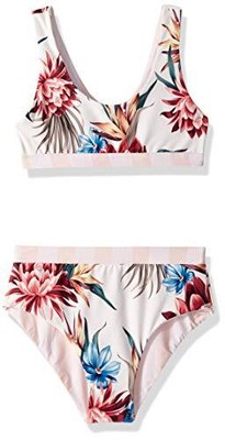 

Спортивный топ-бралетт Splendid для девочек и низ купальника, кремовый цвет Off Tropic,, Off tropic cream, SG39139-125-14