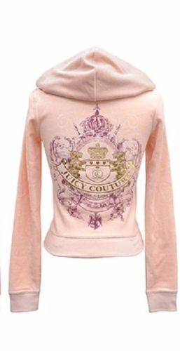 JUICY☆ 30 Juicy by Juicy Couture Crop Full Zip Hoodie Size XLarge
