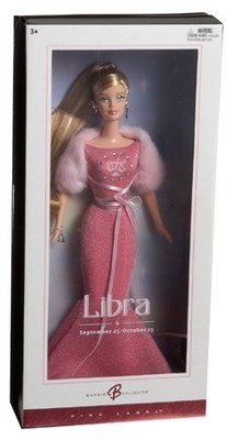 Zodiac Barbie: Libra. Shipping is Free