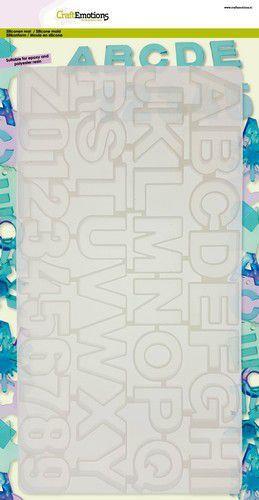 CraftEmotions Silikonform Alphabet 4cm 35,5x19cm