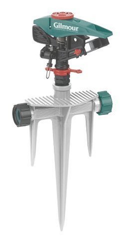 Poly Head on Metal Spike 5800 SQ. FT Large Lawn Impulse Sprinkler SKU 713740
