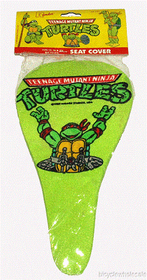 Ninja Turtle Green Bicycle Seat Cover New