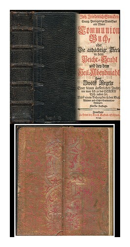 Starckens, Johann Friedrich (Evang. Predigers Zu Franckfurt Am Mayn) Communion-B