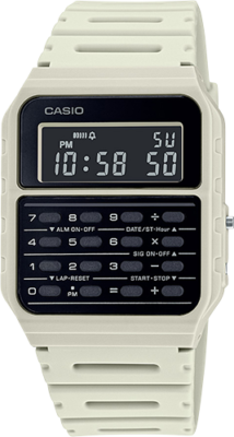 Casio CA53WF-8B, 8-значный калькулятор, полимерный ремешок, день/дата, будильник, хронограф