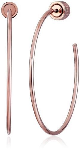 Rose Gold Hoop Fashion Earrings