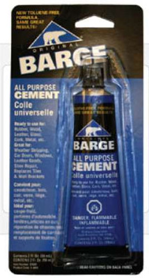 Barge Original All-Purpose Cement Shoe Glue Tube TF 3/4oz 22mL / 2oz 59mL USA
