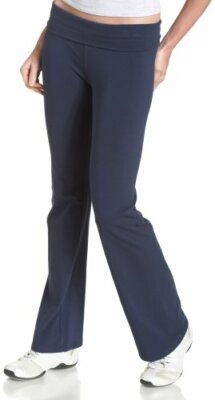 Soffe Women's Juniors Flared Lightweight Yoga Pants - Activewear