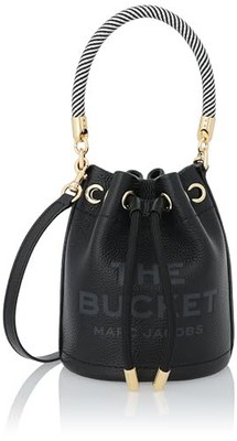Marc Jacobs The Leather Bucket Bag Mini 2S3HCR058H03 001 BLACK eBay