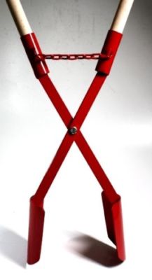 Erdlochausheber-Handbagger-Lochspaten-Erdlochheber 15-32cm Erdlochspaten