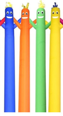 Wacky Wavy Inflatable Dancing Man 20 ft tall Dancer Replacemnt Guy Only Lot of 4