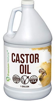 Castor Oil Pure Carrier Oil - Cold Pressed Castrol Oil for E
