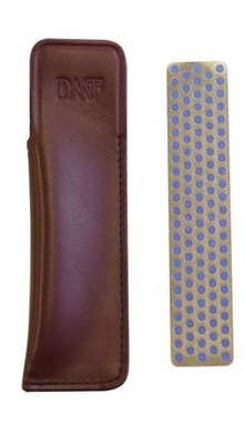DMT Pocket Hone 4'' X 7/8'' Diamond Knife Sharpener Coarse Grit w/Leather Sheath