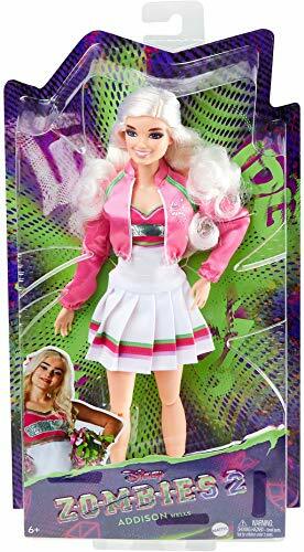 Disney Zombies 2 Addison Wells Doll (11.5-inch) Cheerleader Outfit & Accessories