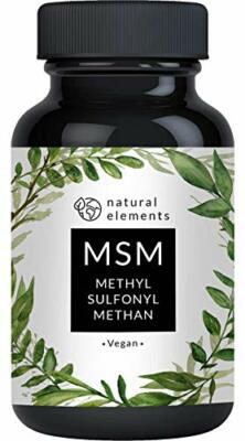 MSM Kapseln - 365 vegane Kapseln - Laborgeprüft - 1600mg Methylsulfonylmethan