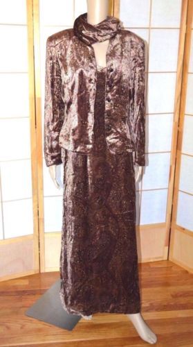 Ropa de tamaño regular Dana Buchman Terciopelo para mujeres