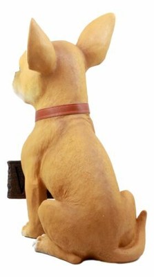 Ebros Gift "You Want Some of This Feisty Chihuahua Dog Statue 12.5" Tall