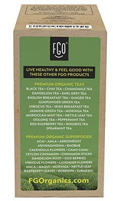 FGO Organic Green Tea K-Cup Pods - Naturally Occurring Caffeine Keurig Compat...