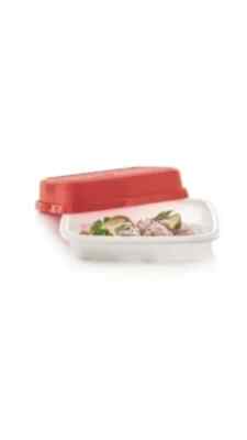 Tupperware Season Serve Jr Junior Marinade Container Keeper Red New sale!!