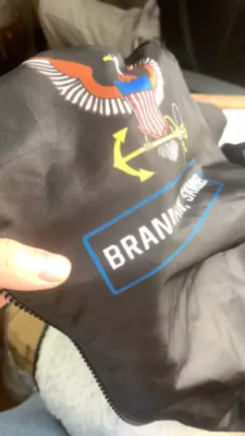 Custom Name US Navy Blue Angels Chronology 70th Blue Print Fleece Bomber Jacket