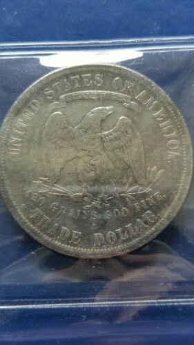 1878-S USA Trade Dollar Silver Coin San Francisco mint ICCS F-12