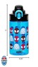 Zak Designs Marvel Spider-Man Sage Water Bottle For School or Travel, 16oz Durable Plastic Water Bottle With Straw, Handle, and Leak-Proof, Pop-Up Spout Cover (Spidey and His Amazing Friends)