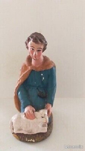 Santon - Devineau, Pieraccini, Bacci - Berger A L'Agneau A Genoux (13 Cm RÃ©El)