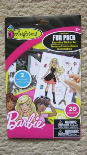 Vintage Colorforms Dress Up Barbie Game 1990 | eBay