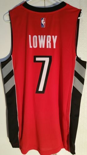 【NBA】Nike Toronto Raptors Lowry 7 Jersey Nike Toronto Raptors Kyle Lowry #7 Mens 44 Medium Swingman