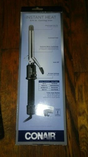 Instant heat conair curling iron 3/4 in BRAND NEW IN BOX