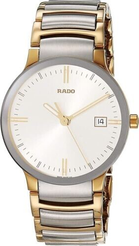 RADOウォッチ Rado Centrix Quartz Silver Dial Two Tone Stainless Steel
