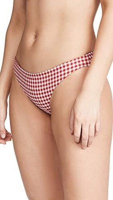 Женские плавки бикини Lily Onia, Gingham Haute Red, M