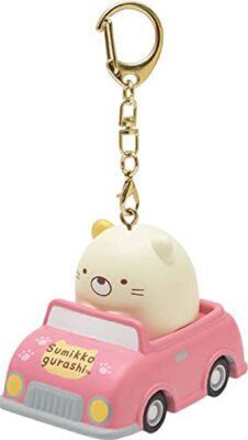 Sumikko Gurashi Mini Car Keychain Cat AB05104