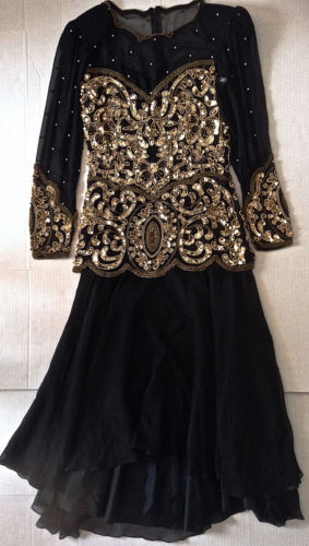 Manga larga 100% seda Dama de honor vestidos