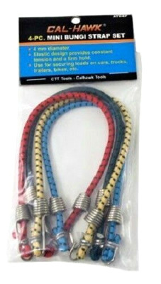 Small Bungee Cords Tie Down Straps Cord Set Bike Motorcycle Cargo Security