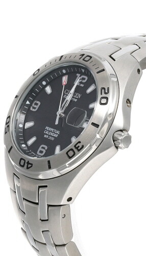 Pre-owned Citizen Eco-drive Perpetual Calendar Dial Ss Men's Watch Bl1020-55h