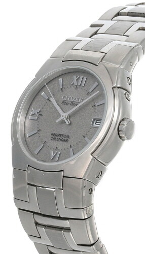 Pre-owned Citizen Eco-drive Perpetual Calendar Ss Men's Watch Bl1030-51h