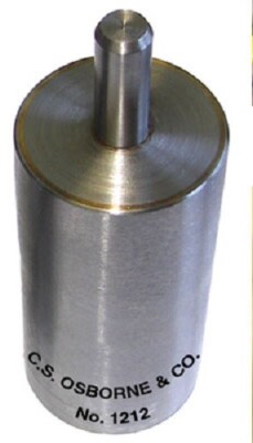 C.S. Osborne & Co. 1212-1/2: 1/2'' Round FOAM/ FABRIC CUTTER- for buttons (64534)