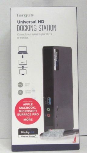 Buy Targus Universal Docking Station With Laptop Power USB-A 3.0 Dual Video 4Kp60 DOCK177EUZ