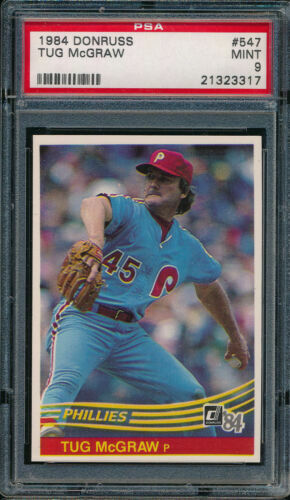 1983 Topps # 510 Tug McGraw Philadelphia Phillies (Baseball Card) NM Phillies : Collectibles & Fine Art
