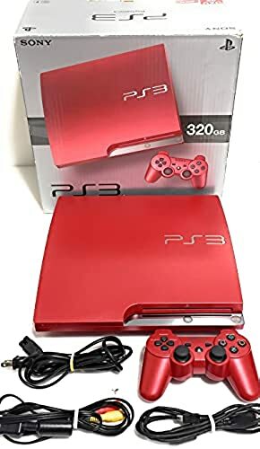 プレステ3 Sony PlayStation 3 Slim 320GB Scarlet Console - Red for sale