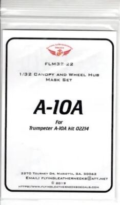 1/32 Flying Leathernecks A-10A canopy wheel mask for Trumpeter