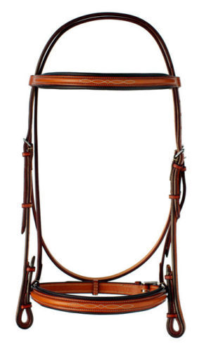 Edgewood, nameplate belt, brown, XS/S bridle leather b | eBay display picture 1