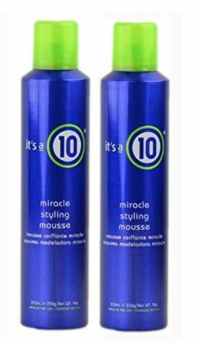 Его A 10 Miracle Styling Mousse 9 oz 2 Pack Set