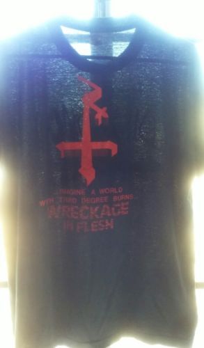 Tecido Screen Stars Punk Camisetas Vintage para Homens