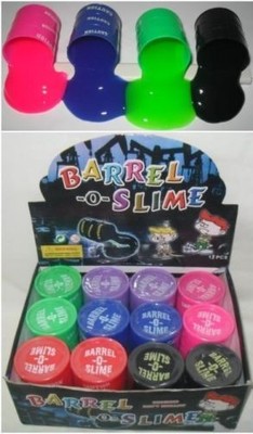 12 Barrel O Slime 5 oz Assort Color Child GaG Gift Party Favors Bag Fillers